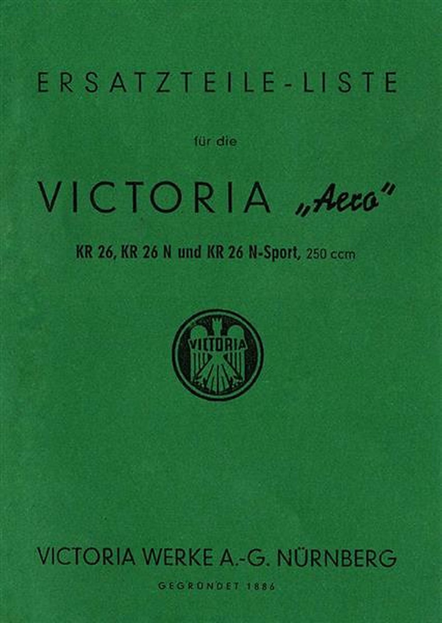 Victoria KR26 26N 26N-Sport Aero Ersatzteilkatalog