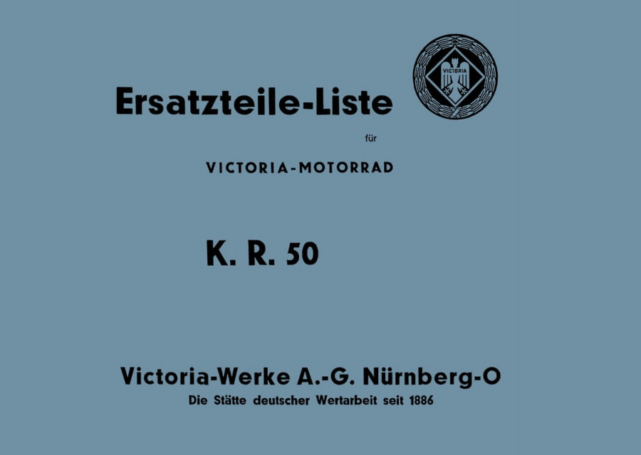 Victoria KR50 Ersatzteilkatalog
