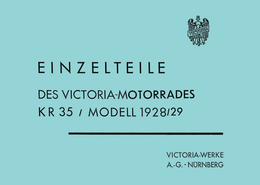 Victoria KR35 Ersatzteilkatalog