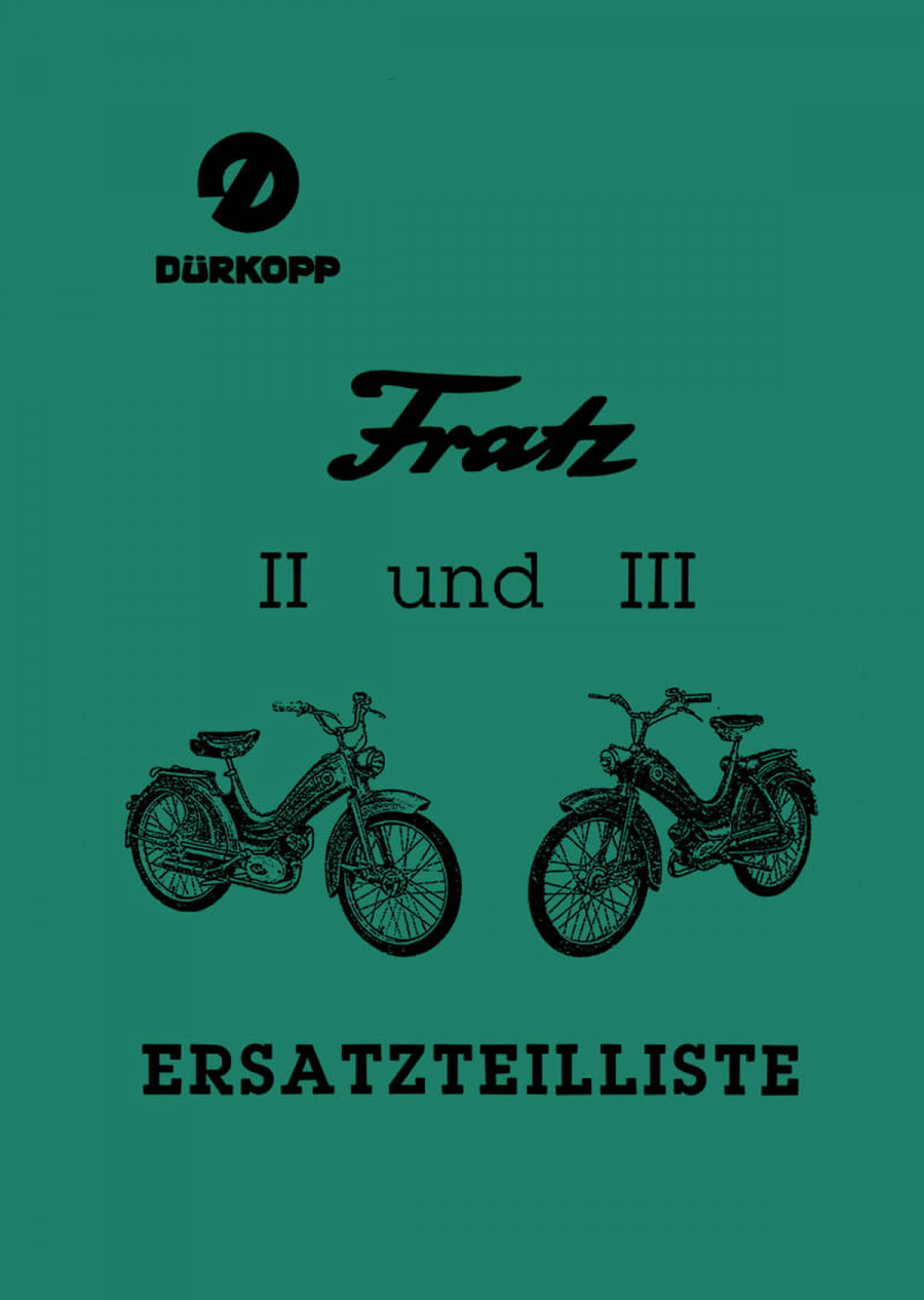 Dürkopp Fratz II und III Ersatzteilkatalog