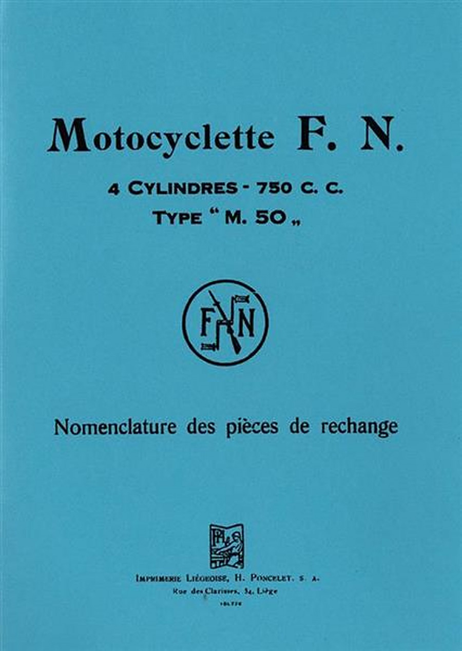 FN 750 Typ M50 Pièces de rechange