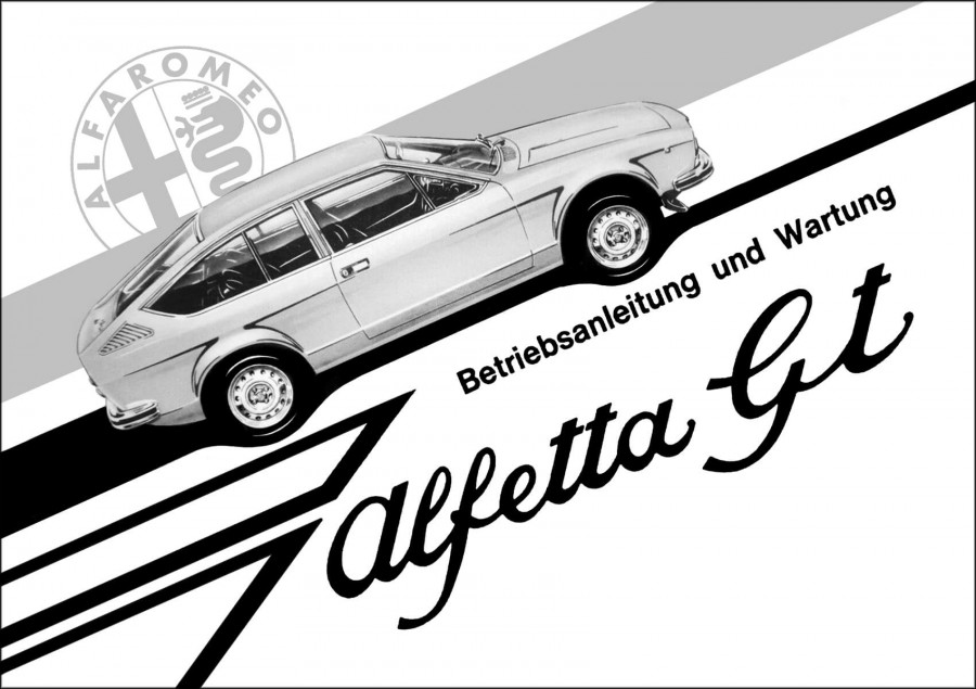 Alfa Romeo Alfetta GT Betriebsanleitung