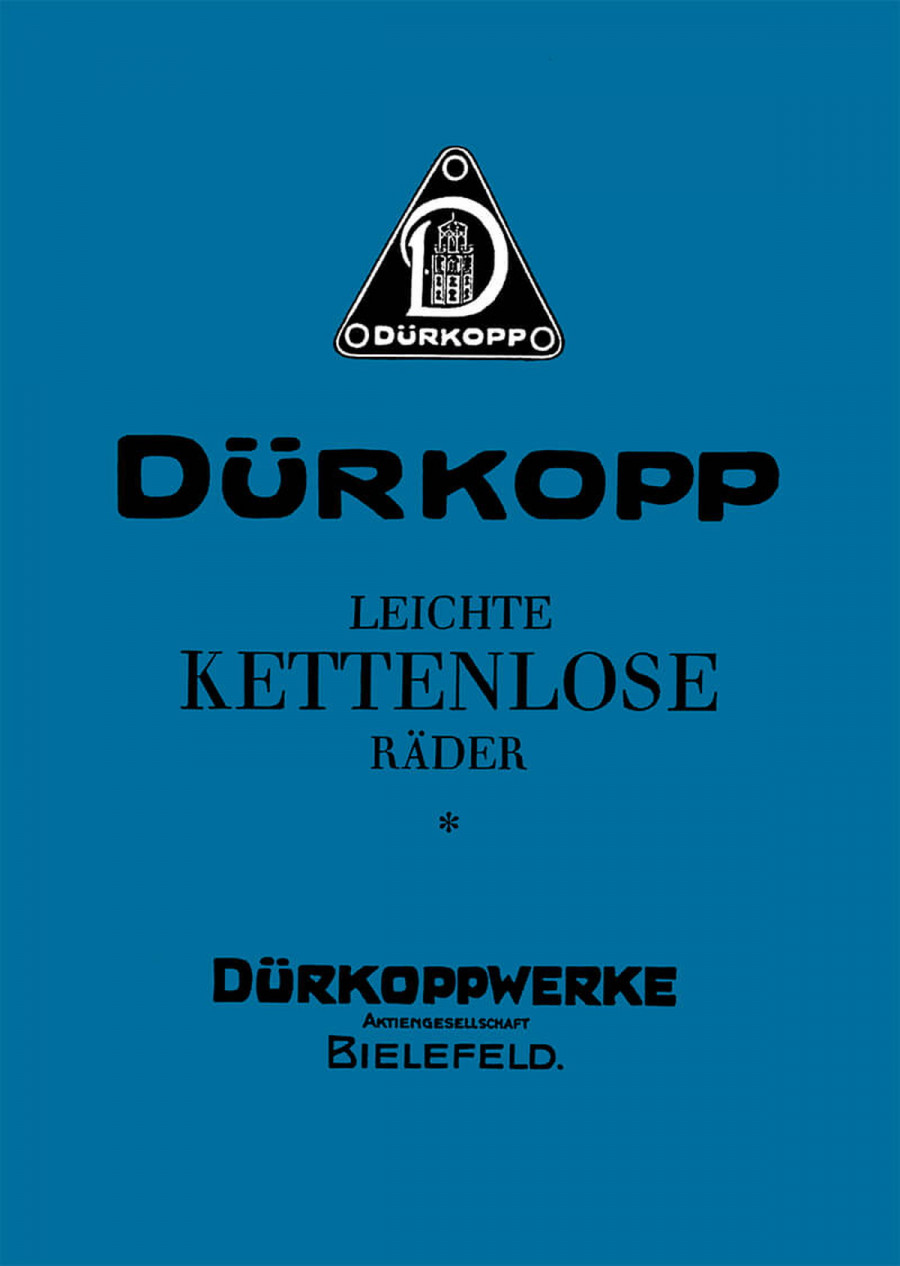Dürkopp Leichte kettenlose Räder Beschreibung
