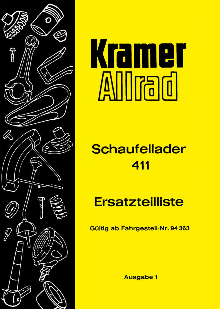 Kramer 411 Ersatzteilliste