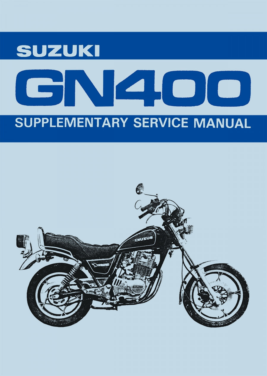 Suzuki GN400 Supplementary Service Manual