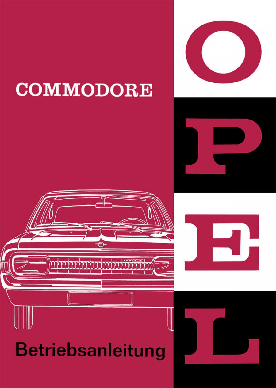Opel Commodore A Betriebsanleitung