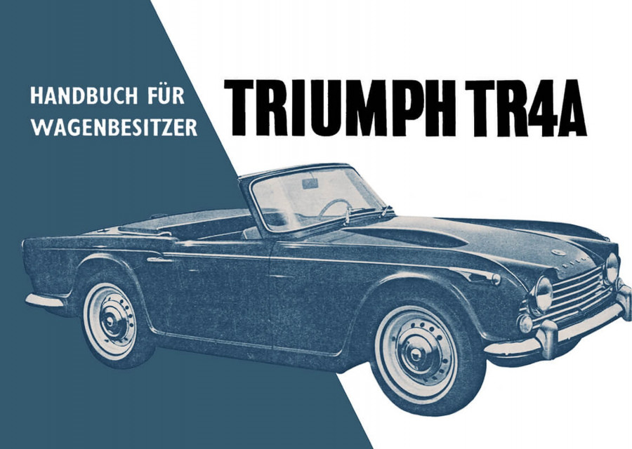Triumph TR 4 A Betriebsanleitung