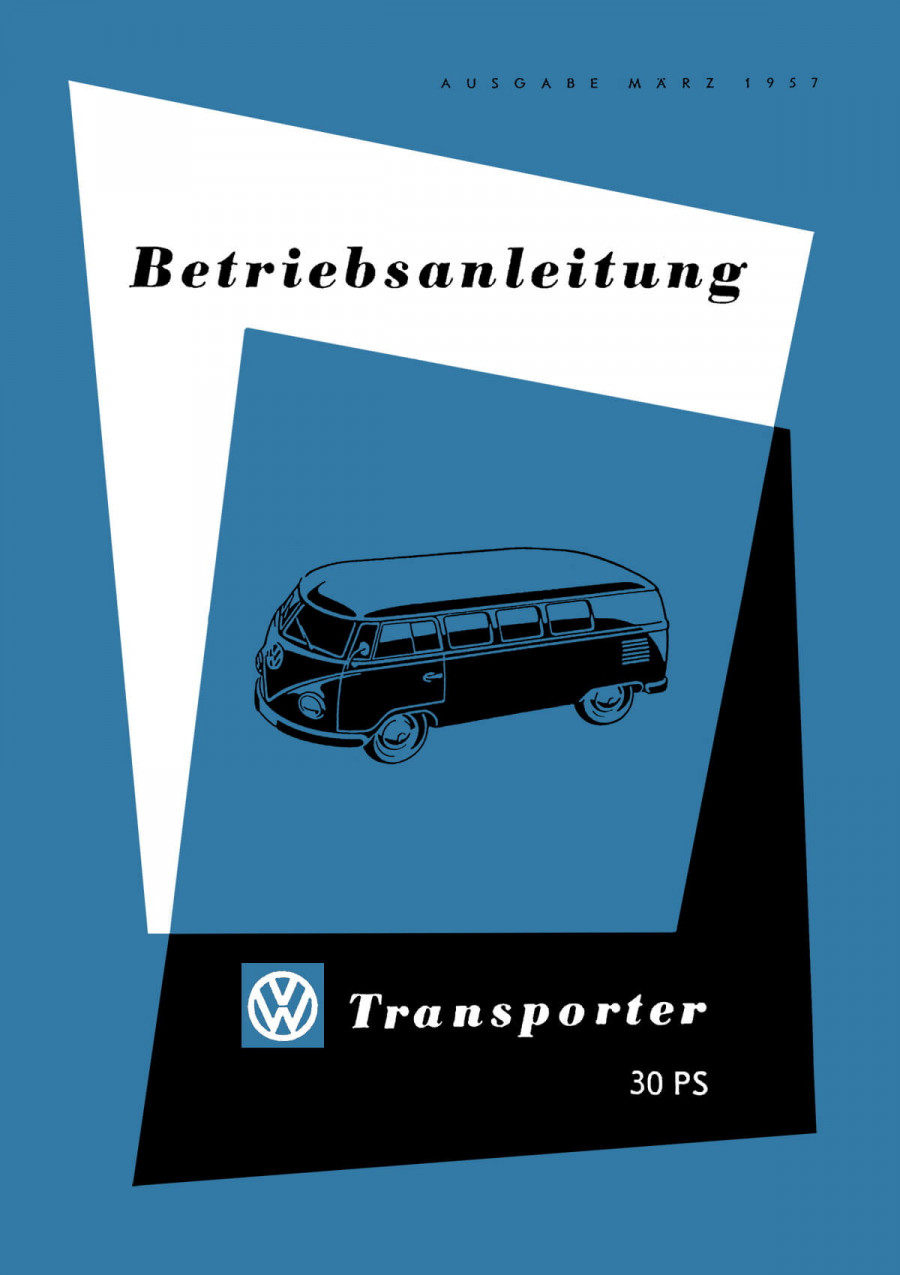 VW Transporter Bulli Betriebsanleitung
