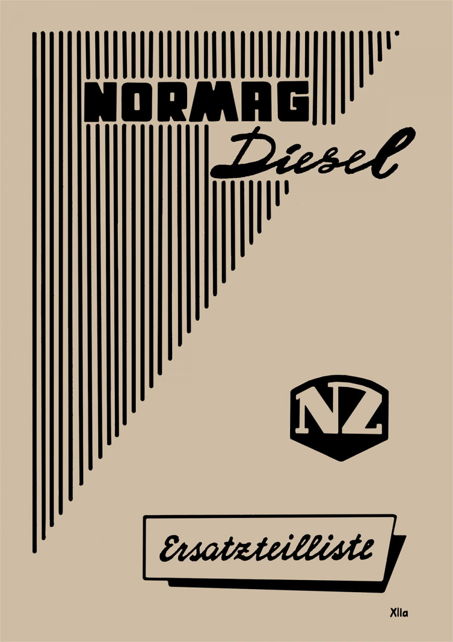 Normag Kornett I und II Schlepper Ersatzteilkatalog