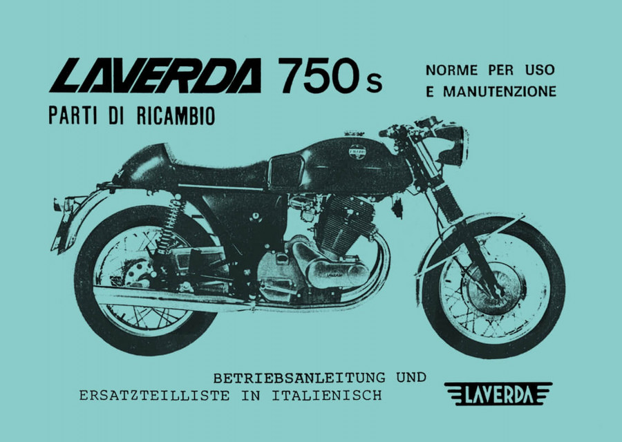 Laverda 750S Betriebsanleitgung und Ersatzteilkatalog