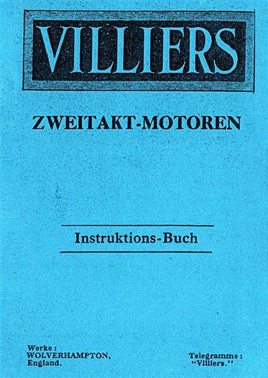 Villiers Modelle mit 147 172 196 ccm Betriebsanleitung