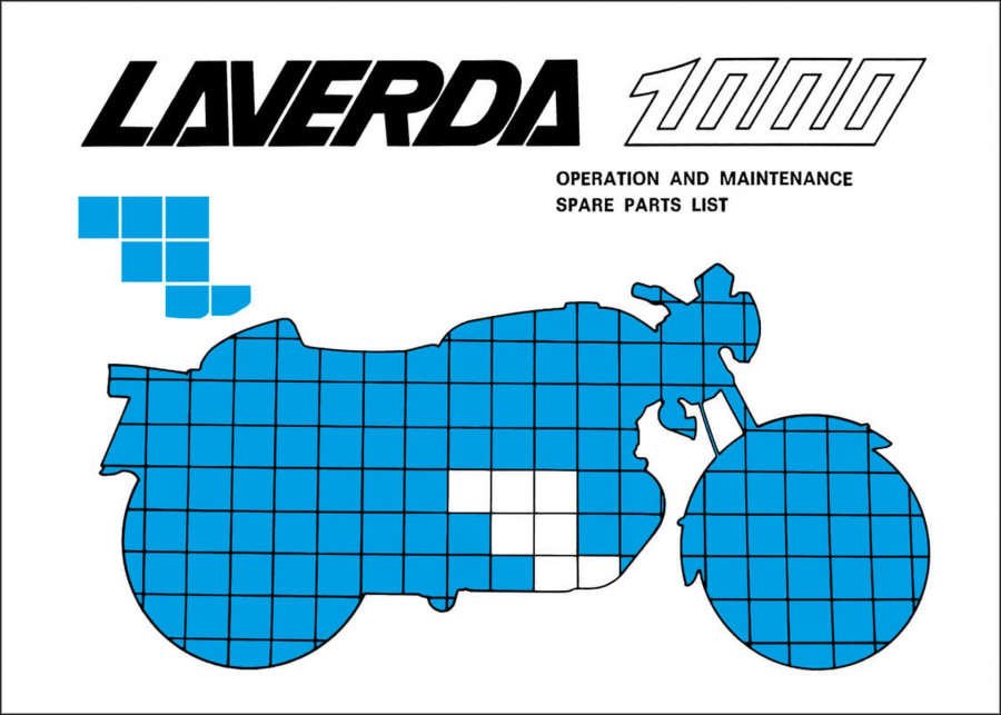 Laverda 1000 Repair instructions & spare parts catalog