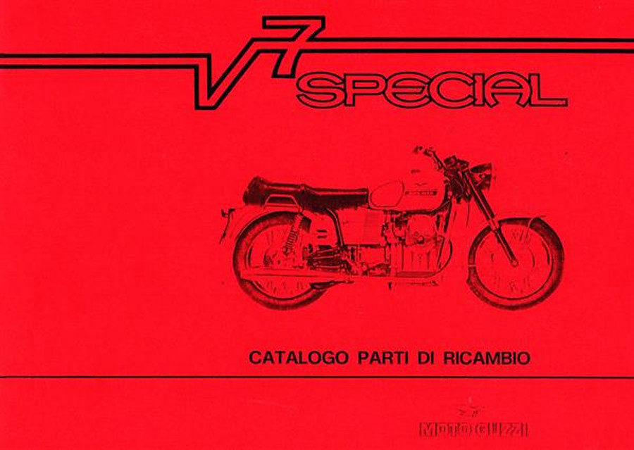 Moto Guzzi V7 Spezial Ersatzteilkatlog