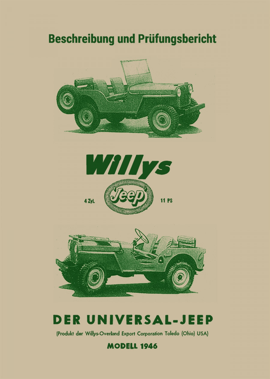 Jeep Willys Betriebsanleitung