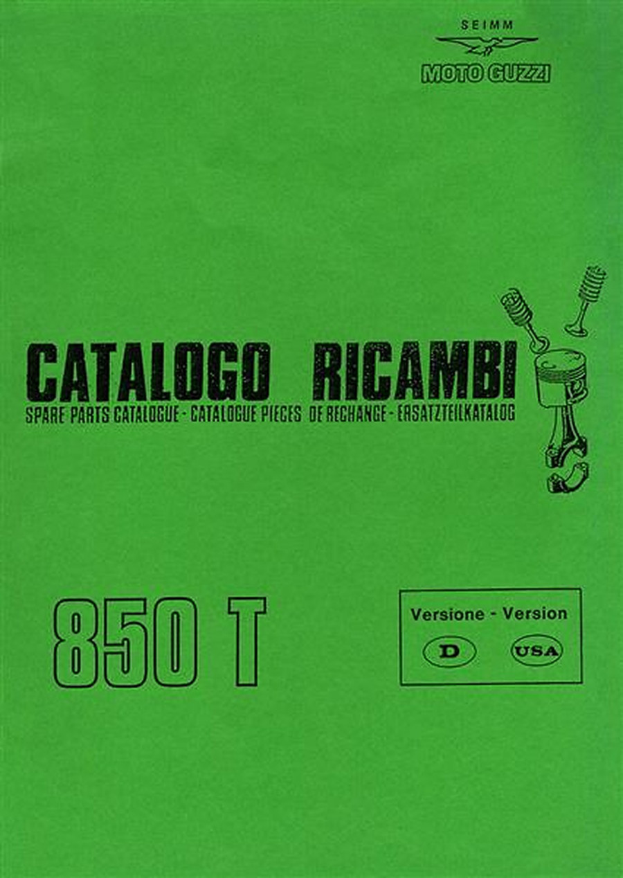 Moto Guzzi 850 T Ersatzteilkatalog