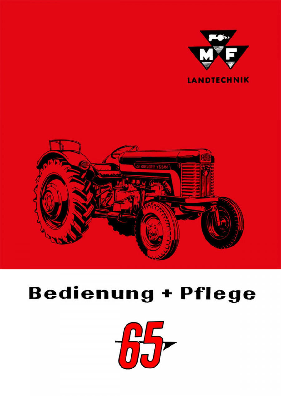 Massey-Ferguson MF65 Betriebsanleitung