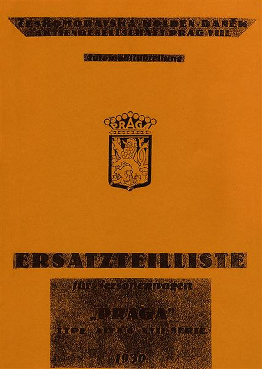 Praga  Alfa 6 Ersatzteilliste
