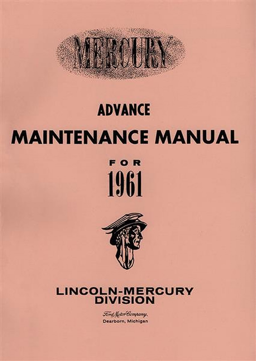 Lincoln-Mercury und Monterey 1961 Reparaturanleitung