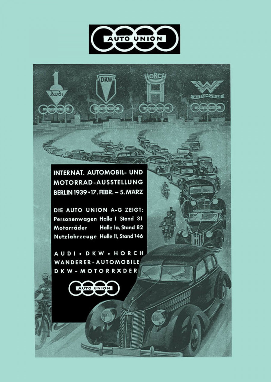 Auto Union Pressemappe 1939