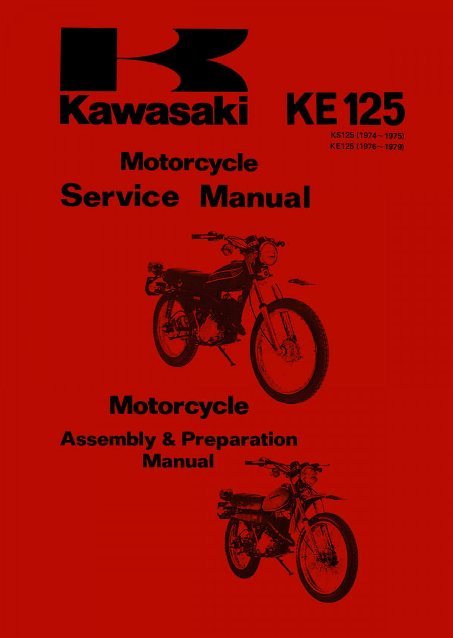 Kawasaki KE125 und KS125 Reparaturanleitung