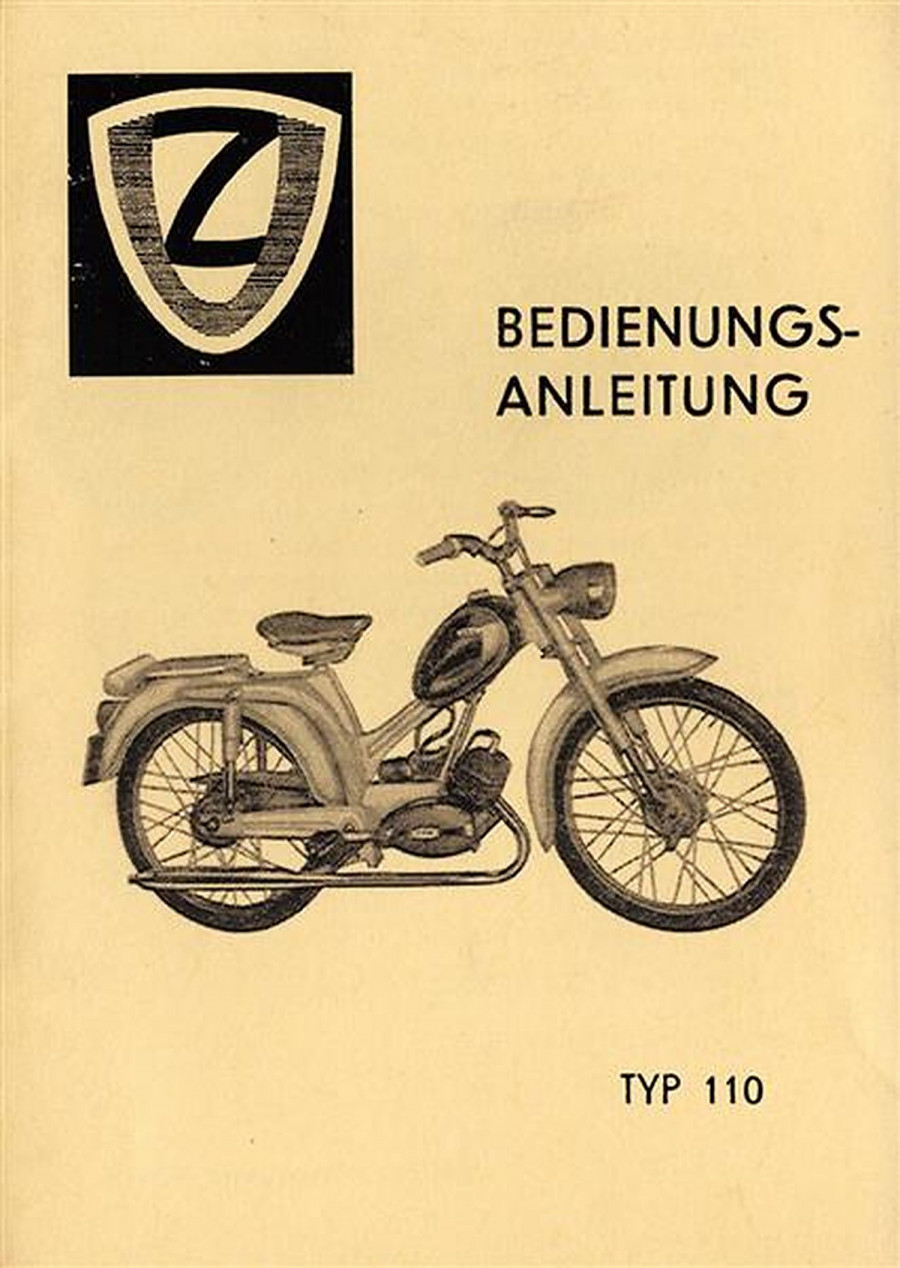 Zweirad Union Typ 110  Betriebsanleitung