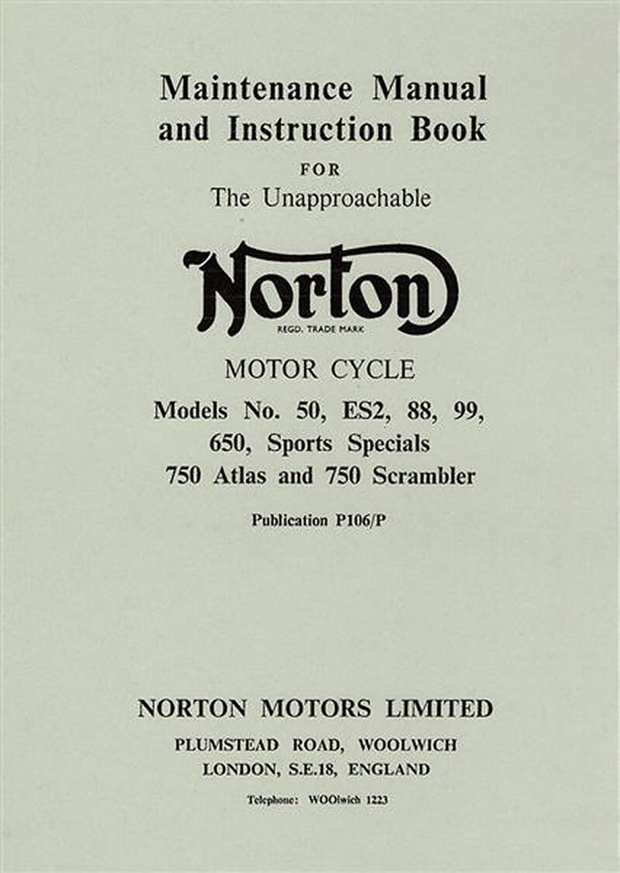 Norton Maintenance Manual