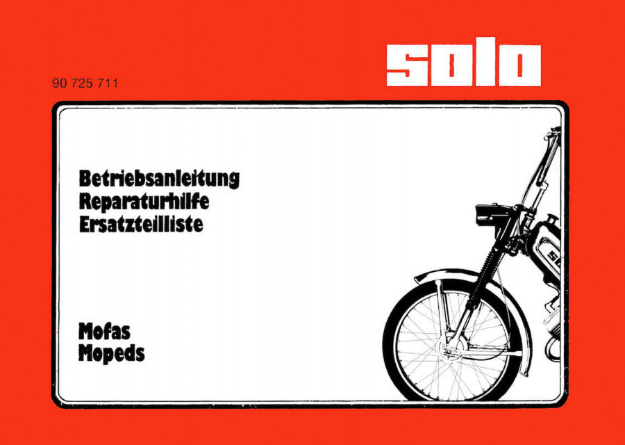 Solo Mofas und Mopeds - Betrieb Reparatur Ersatzteile