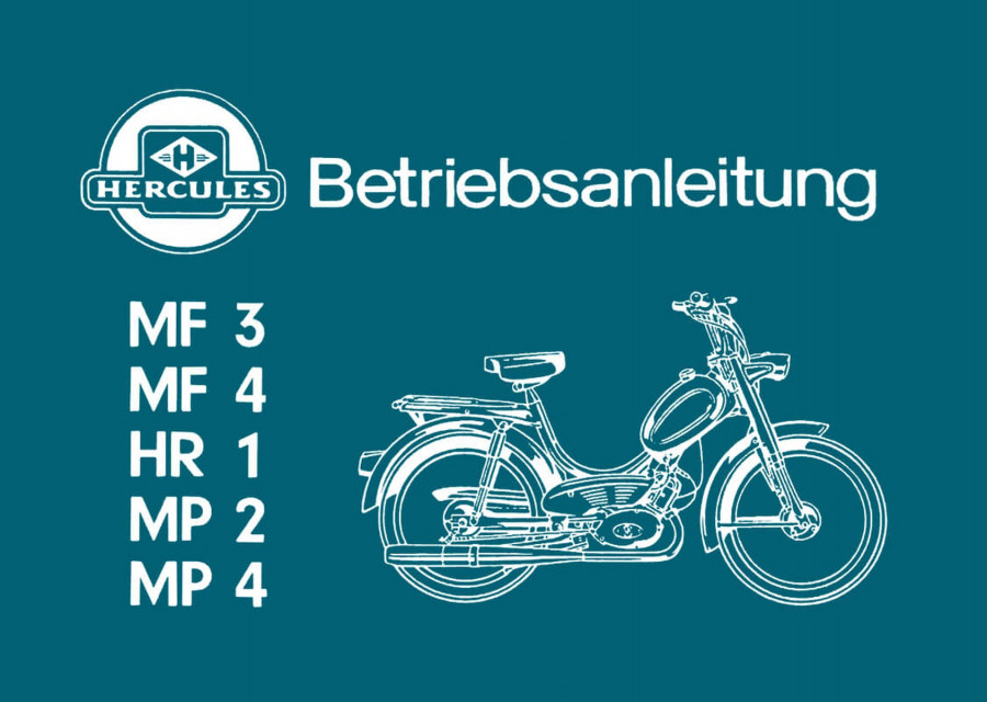 Hercules MF3 MF4 HR1 MP2 MP4 Betriebsanleitung