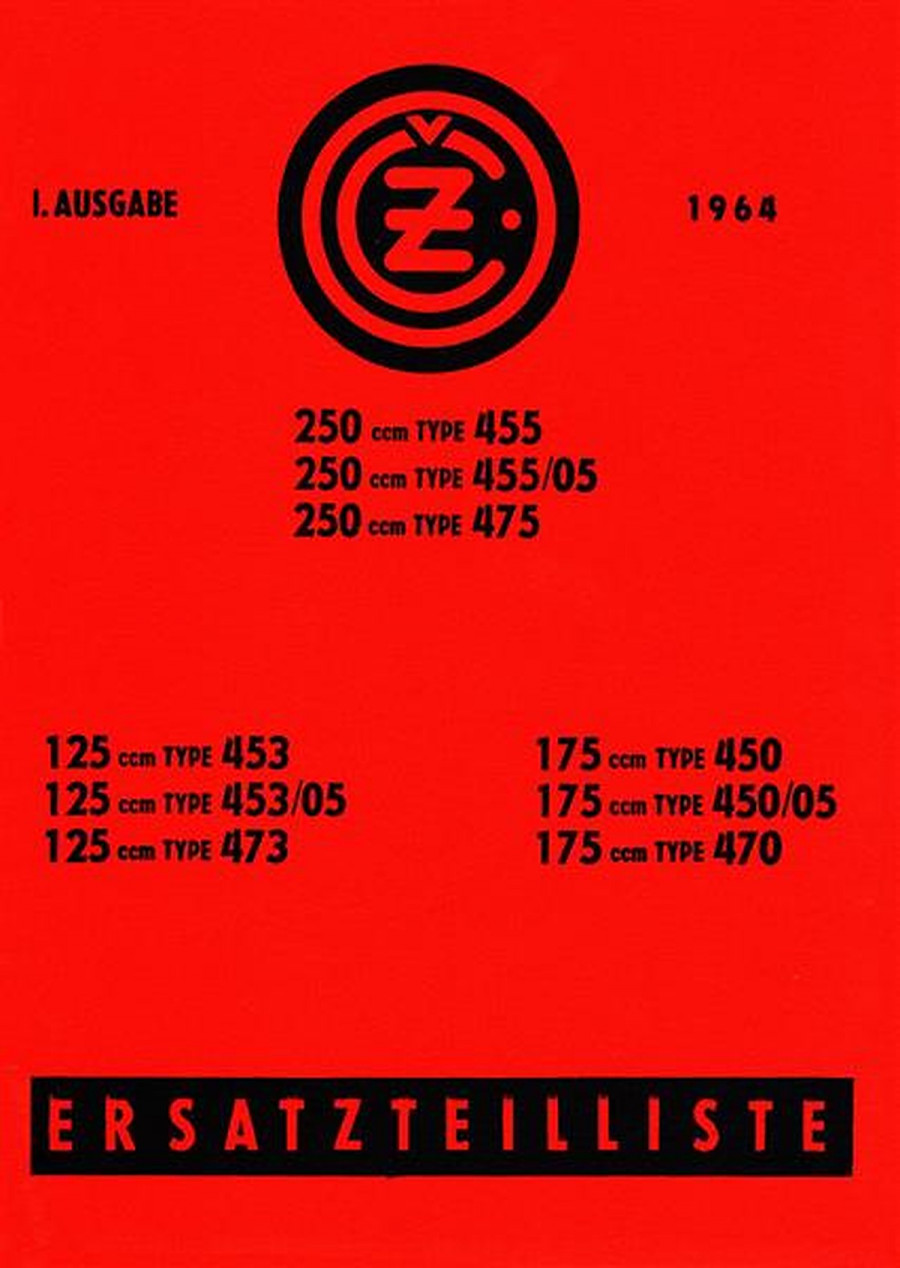 CZ 125 CZ 175 CZ 250 Ersatzteilkatalog