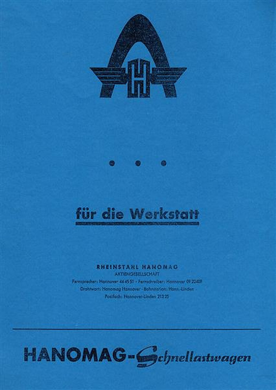 Hanomag Schnelllastwagen Werkstatt-Radgeber