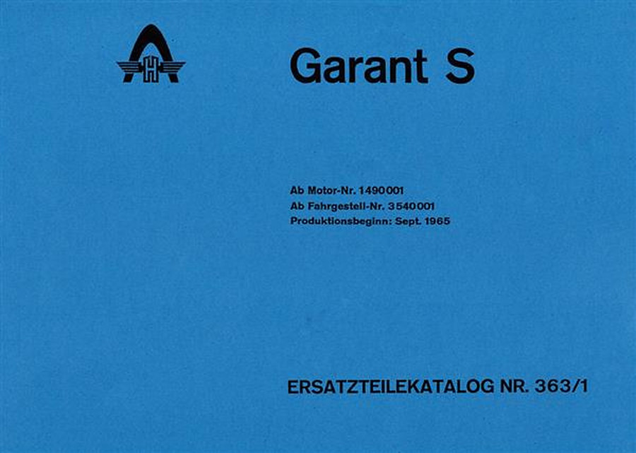 Hanomag Garant S Ersatzteilkatalog
