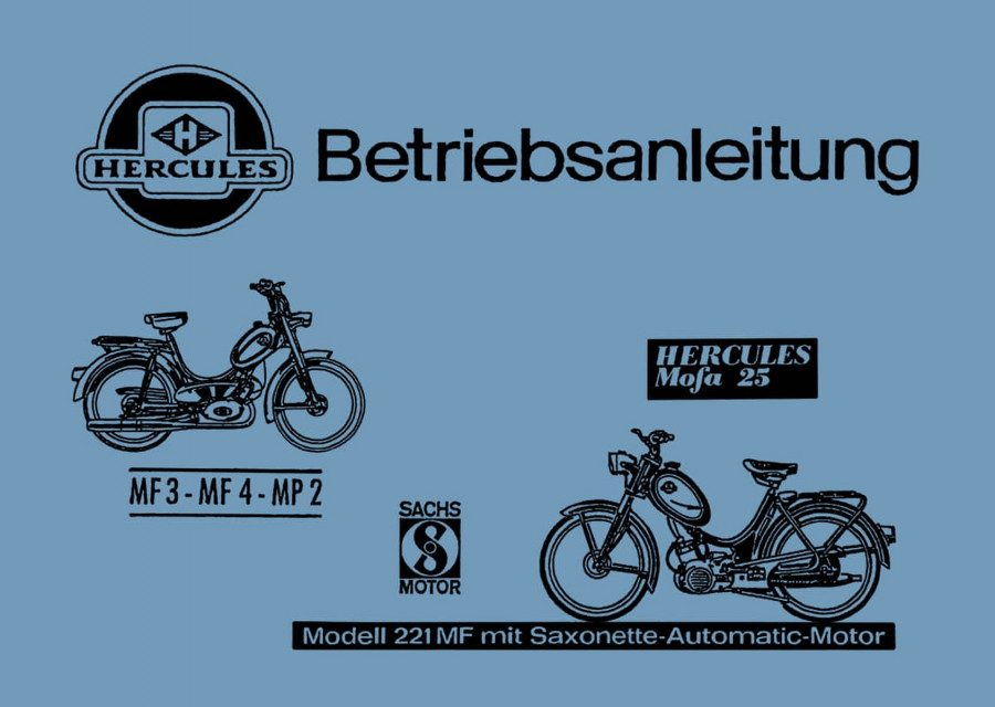 Hercules Mofa 25 Betriebsanleitung