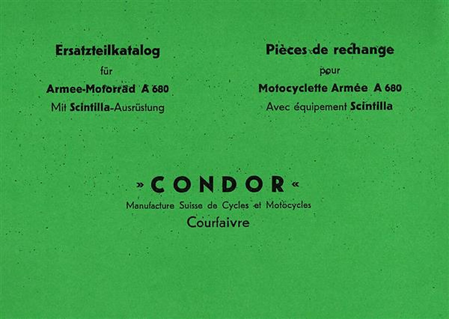 Condor A680 Ersatzteilliste