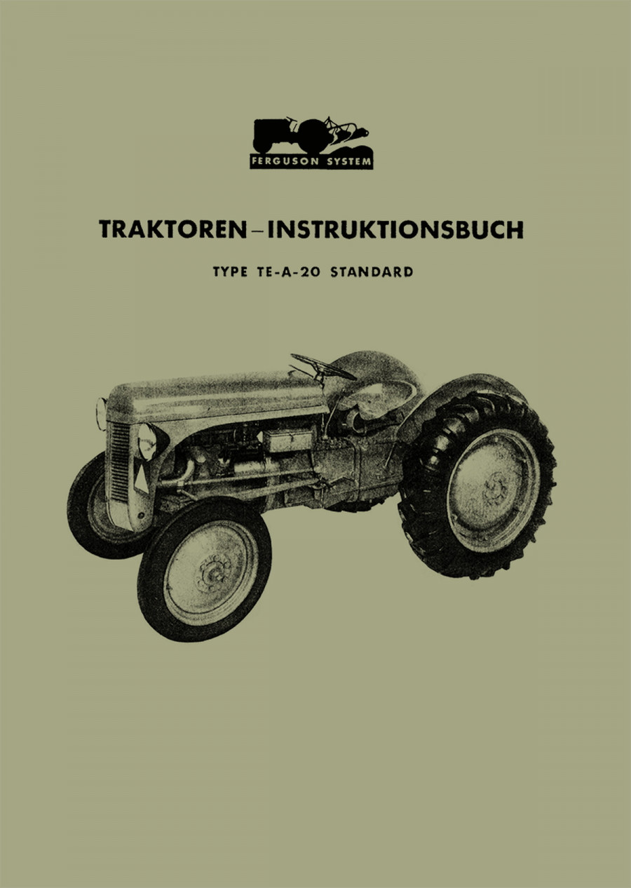 Massey-Ferguson TE-A-20 Standard Betriebsanleitung