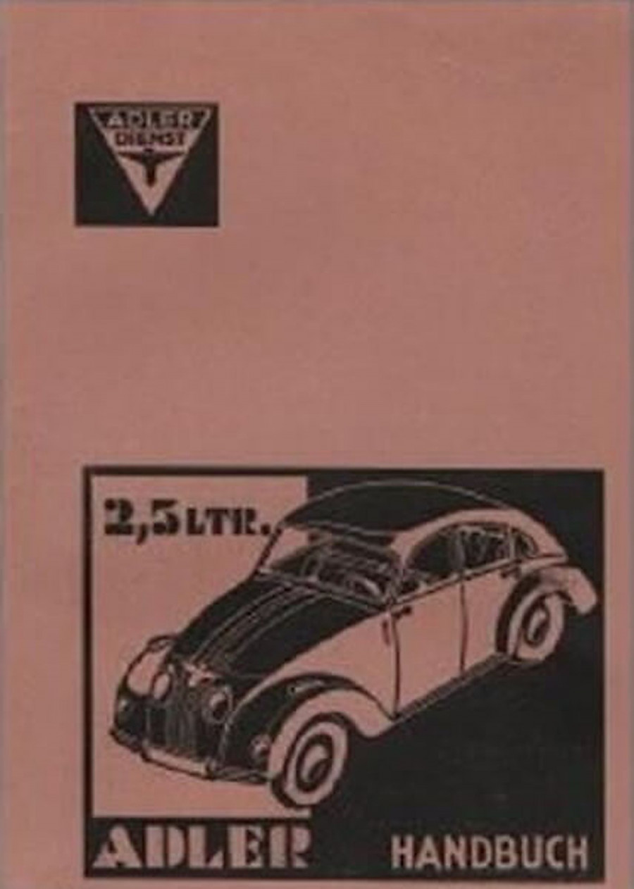 Adler 2.5 ltr. Wagen Bedienungsanleitung