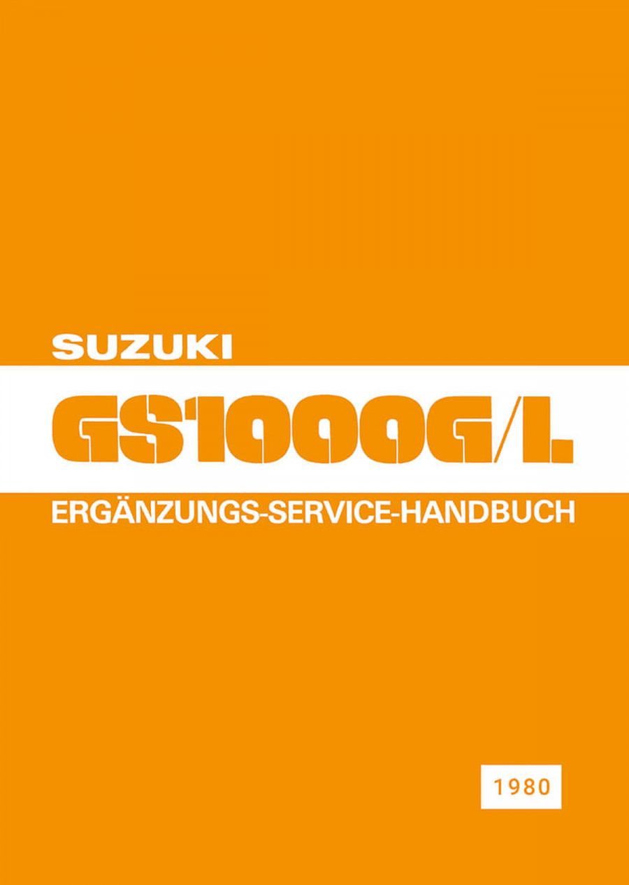 Suzuki GS1000G und GS1000L Reparaturanleitung