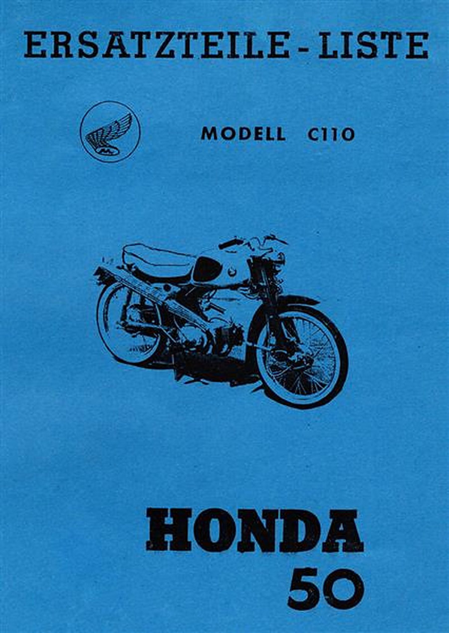Honda 50 Modell C110 Ersatzteilliste