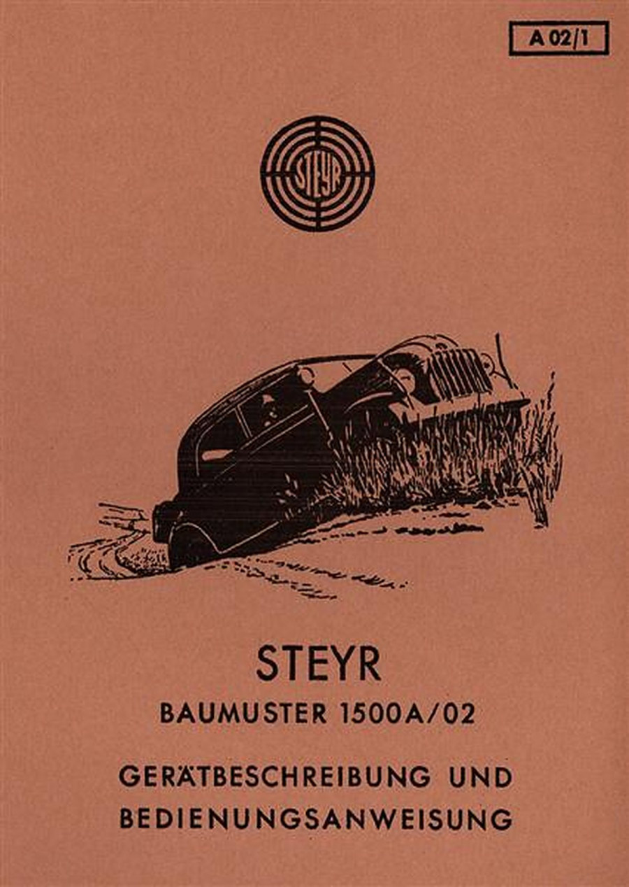 Steyr Baumuster 1500 A/02 Bedienungsanleitung