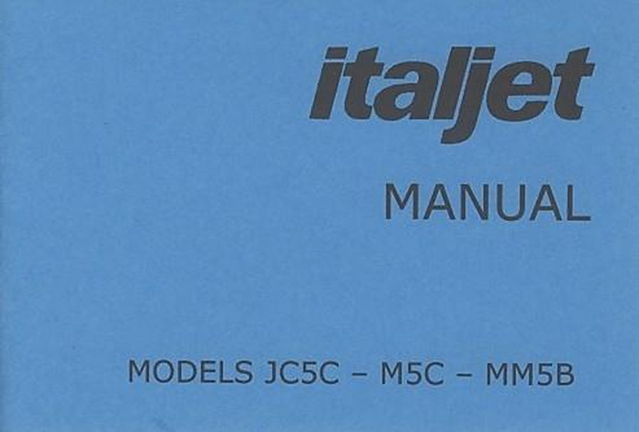 Italjet JC 5C, M5C, MM5B Motocross Manual