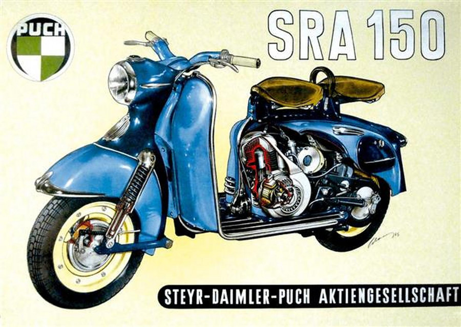 Puch SRA 150 Poster