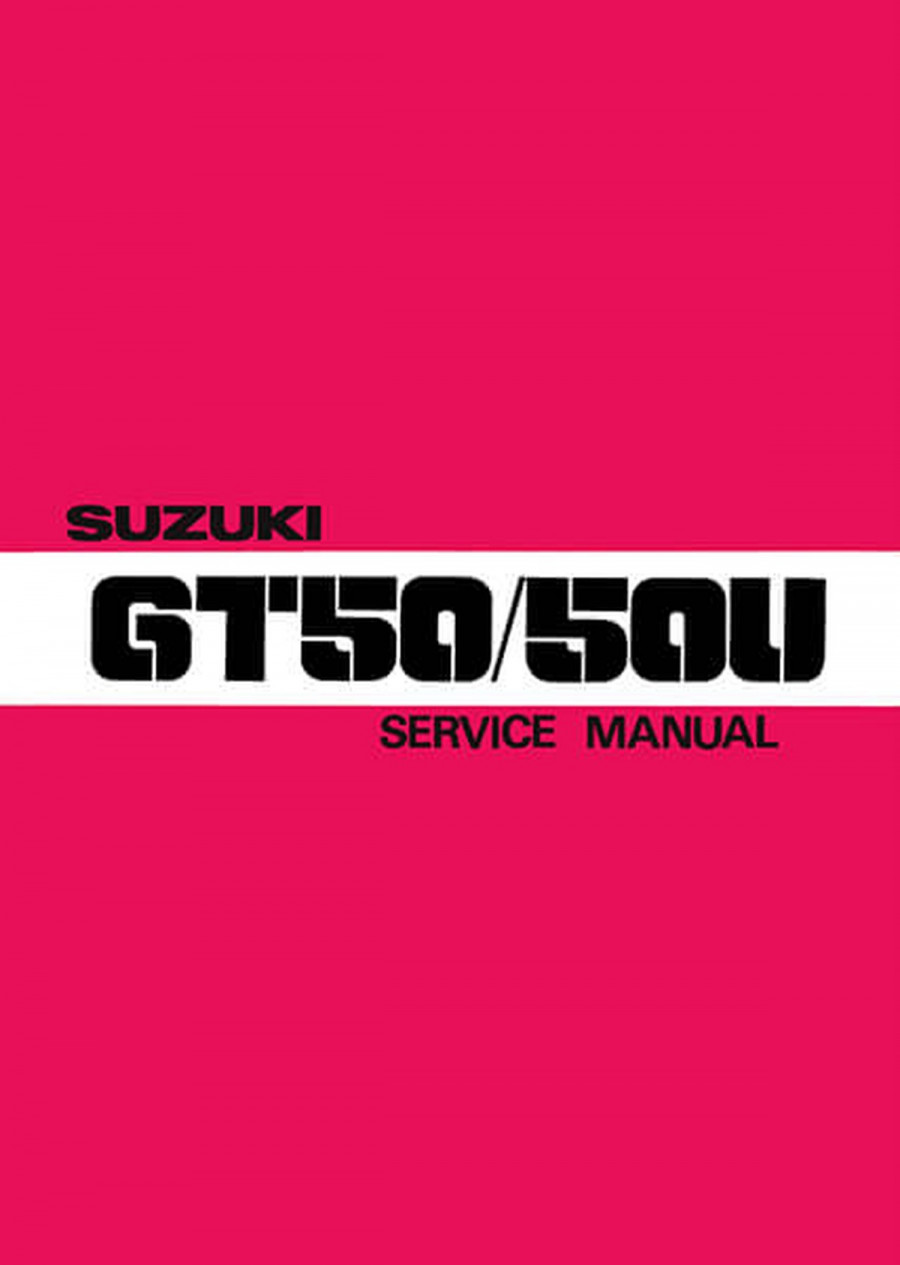 Suzuki GT50 und GT50U Service Manual