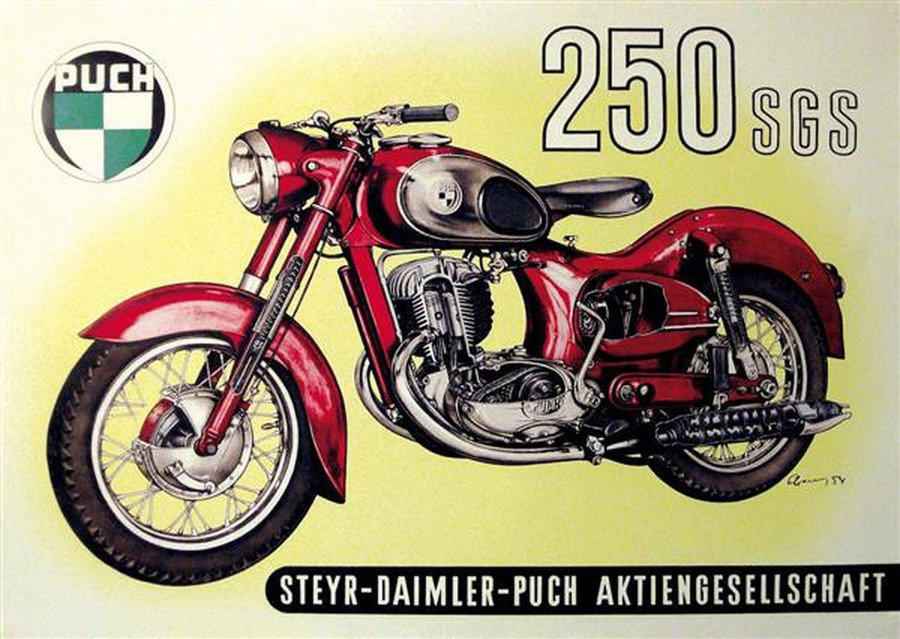 Puch 250 SGS Poster