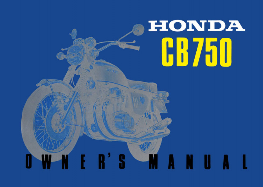 Honda CB750 Owner's Manual