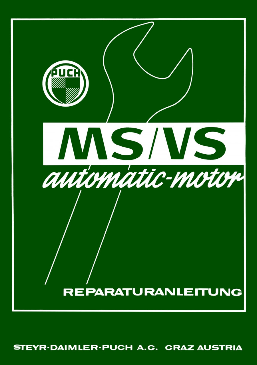 Puch MS50, VS50 Automatic Reparaturanleitung
