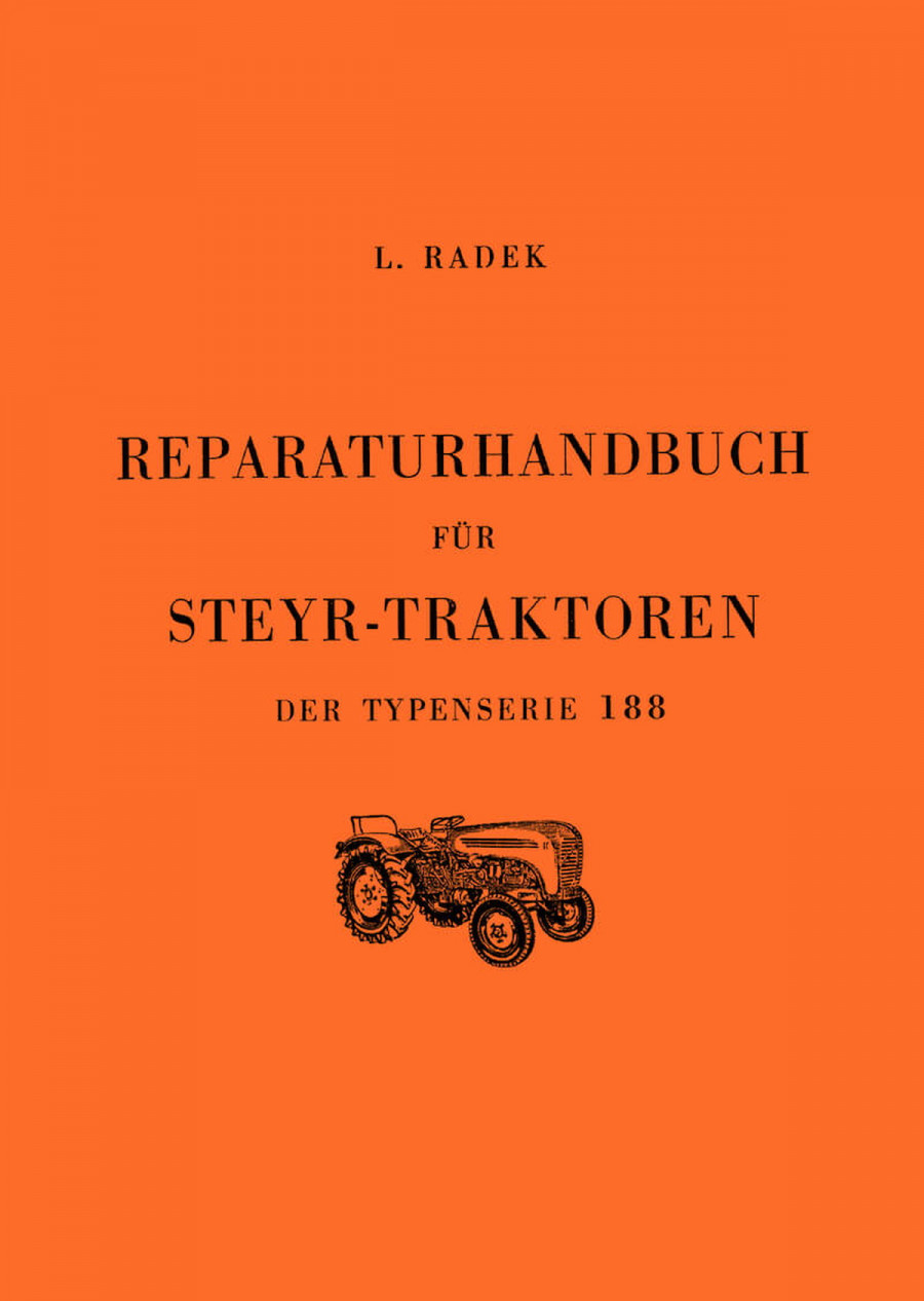 Steyr 188 Traktor Reparaturanleitung