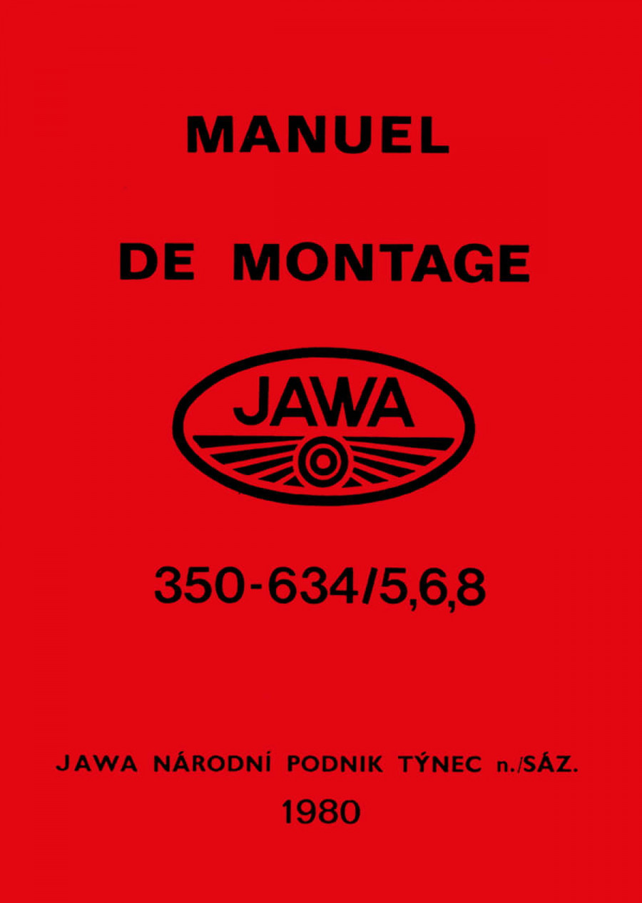 Jawa 350, 2-Zylinder, für Typ 634/5,6,8 Reparaturanleitung
