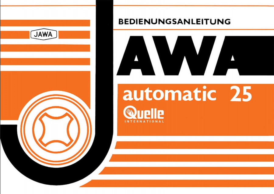 Jawa Motorrad Automatic 25, Betriebsanleitung