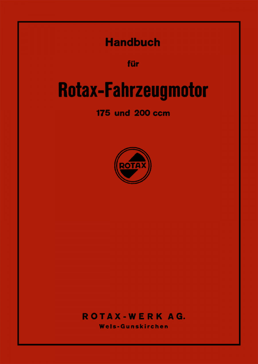 Rotax 175 und 200 ccm Fahrzeug-Motor Handbuch