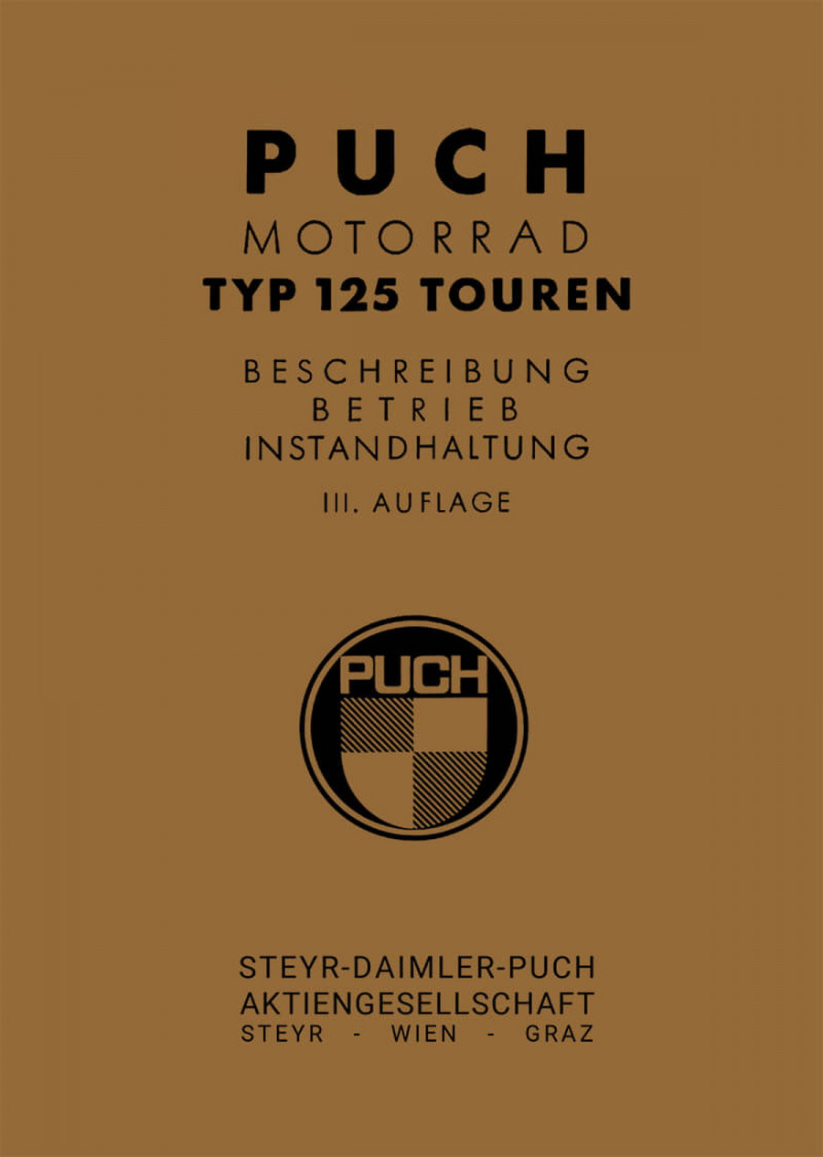 Puch 125 Touren Betriebsanleitung