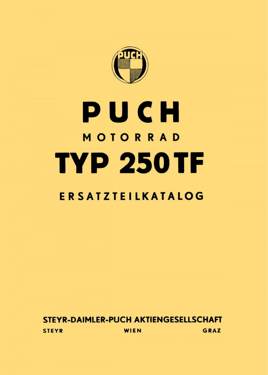 Puch 250 TF Ersatzteilkatalog